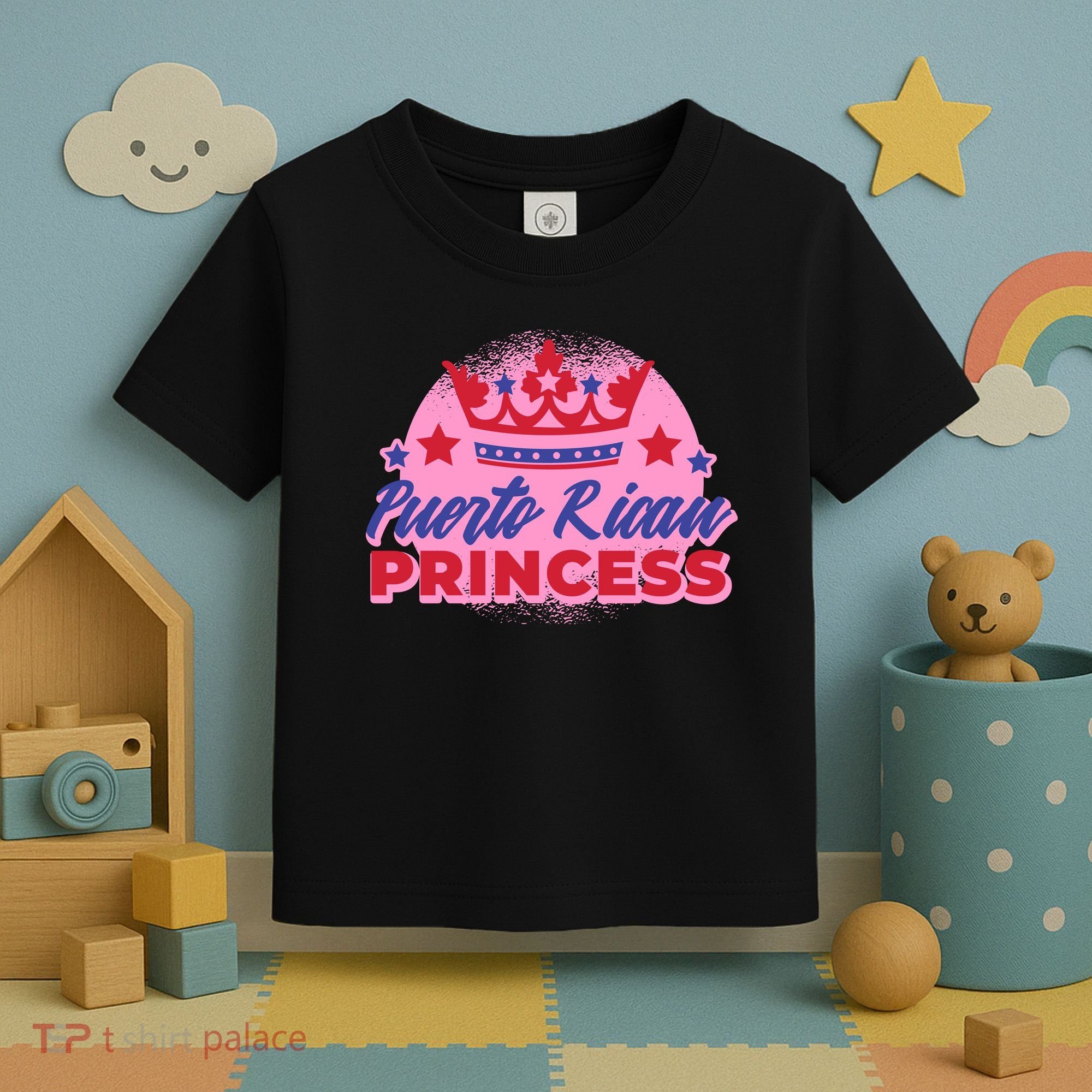Puerto Rican Princess Toddler T-Shirt