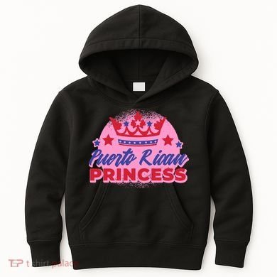 Puerto Rican Princess Kids Hoodie