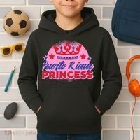 Puerto Rican Princess Kids Hoodie thumb 2