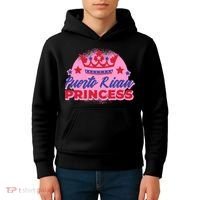 Puerto Rican Princess Kids Hoodie thumb 4
