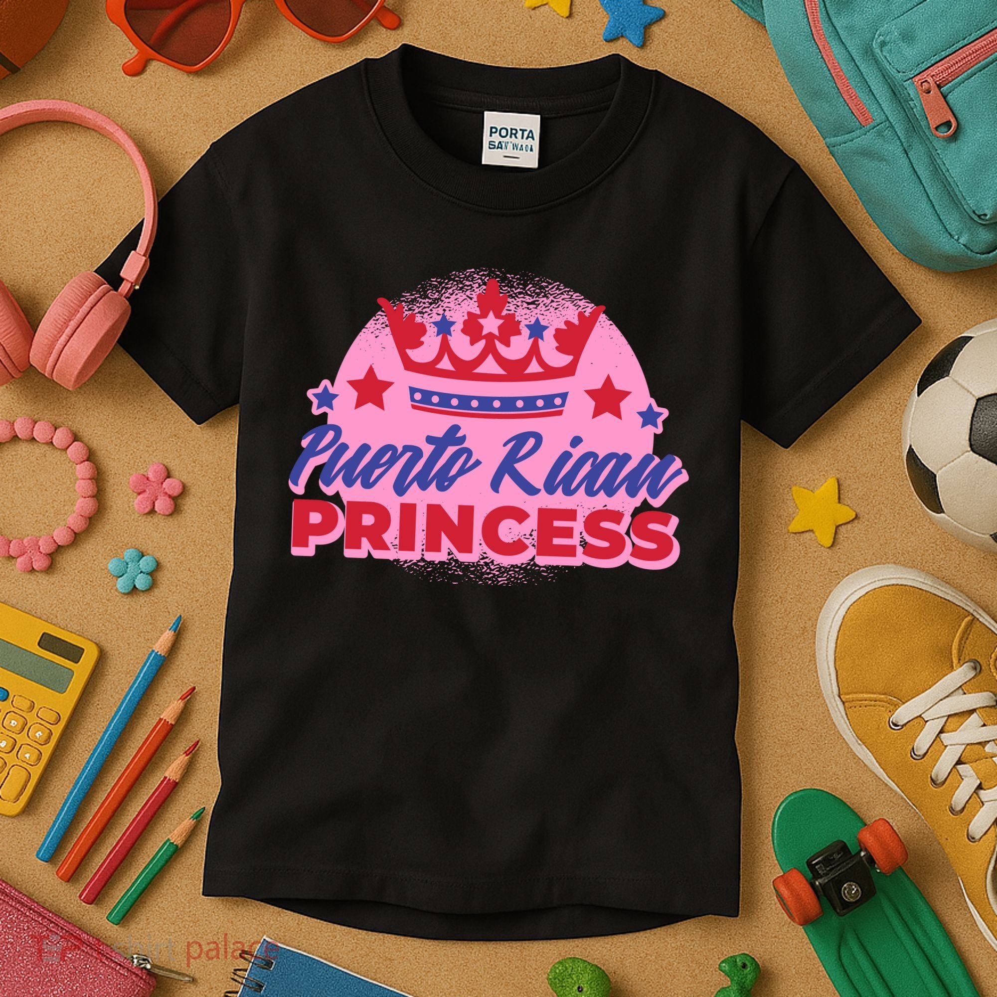 Puerto Rican Princess Kids T-Shirt