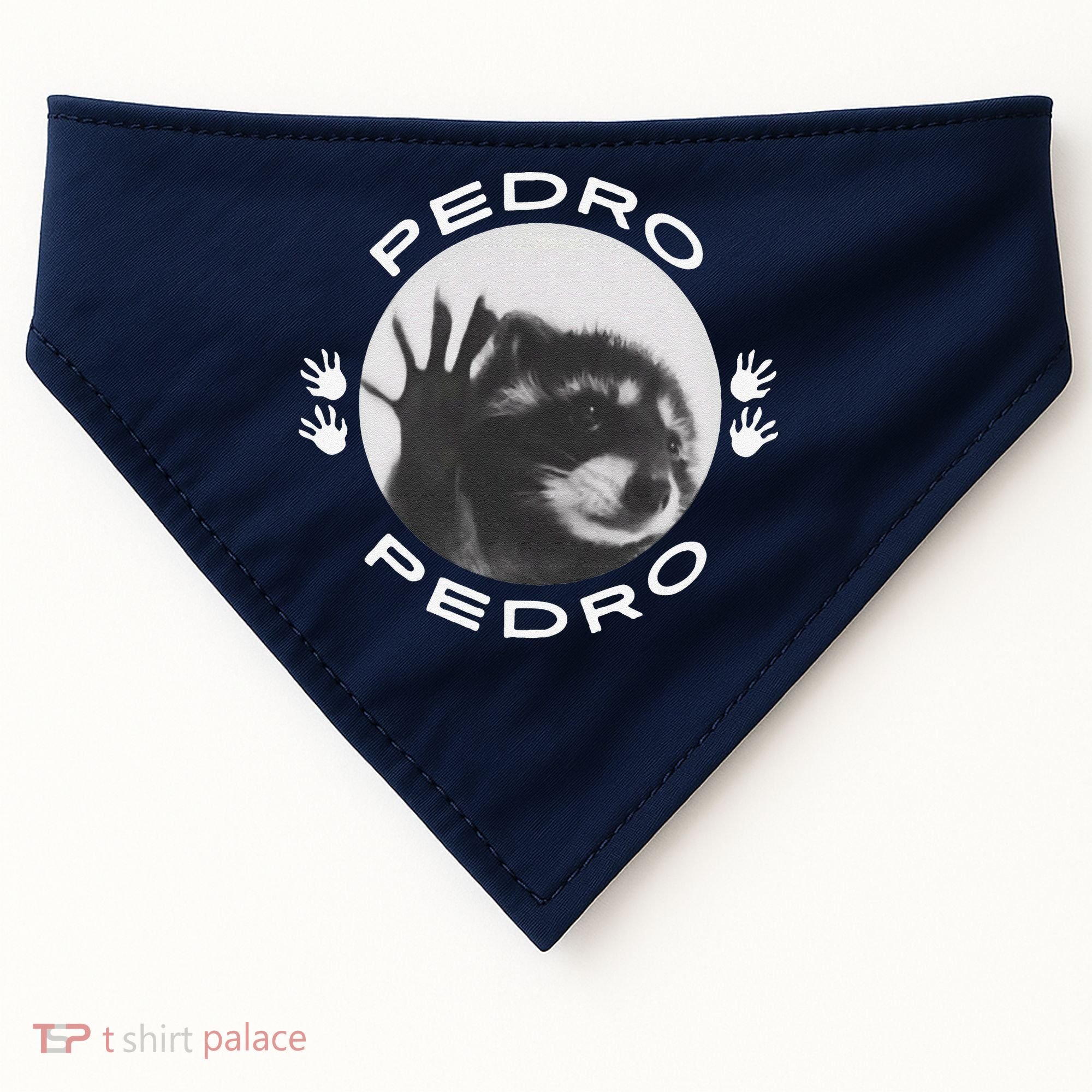 Pedro Raccoon USA-Made Doggie Bandana
