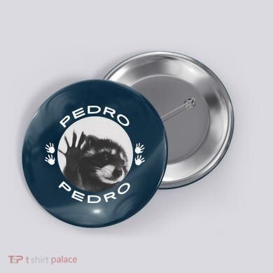 Pedro Raccoon Button