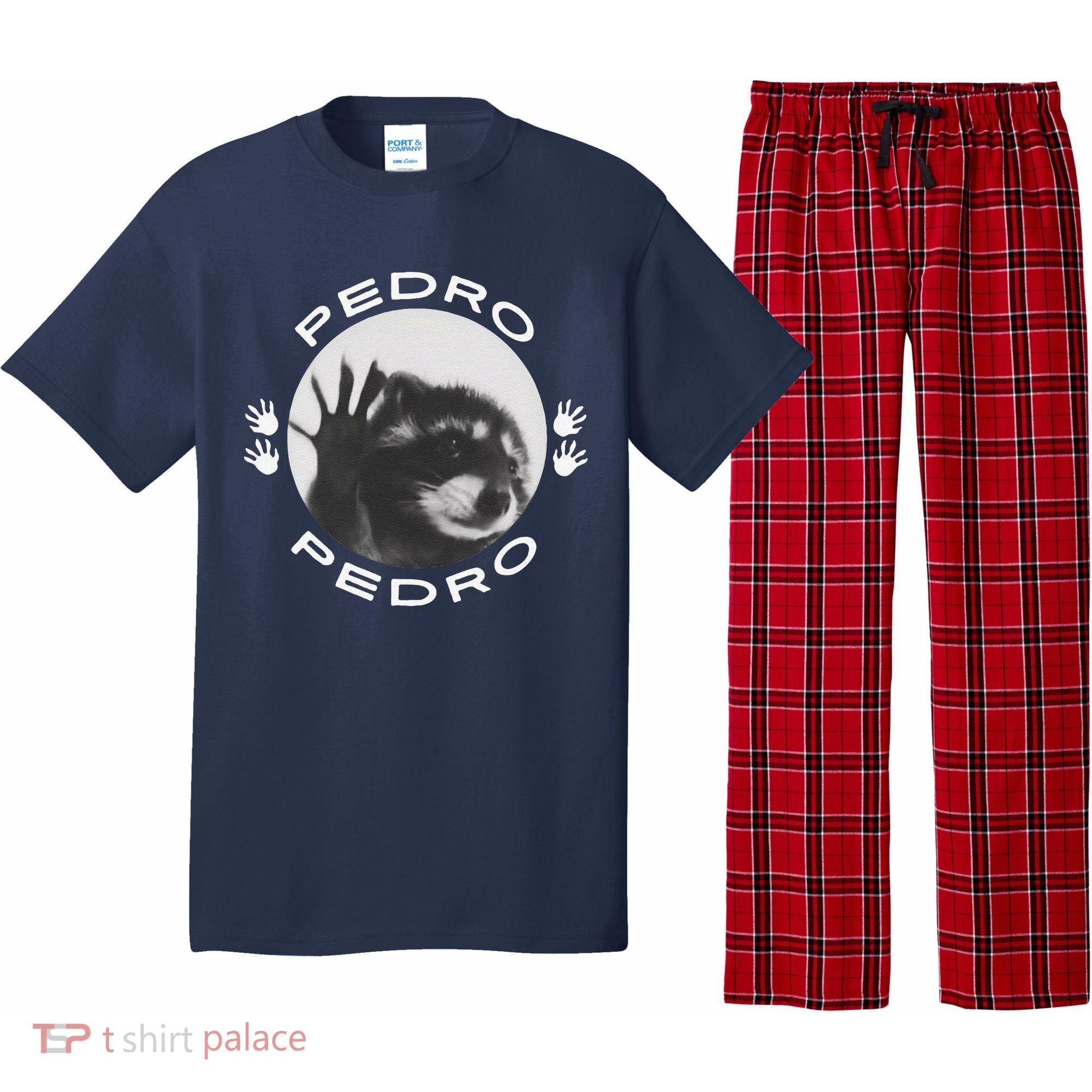 Pedro Raccoon Pajama Set