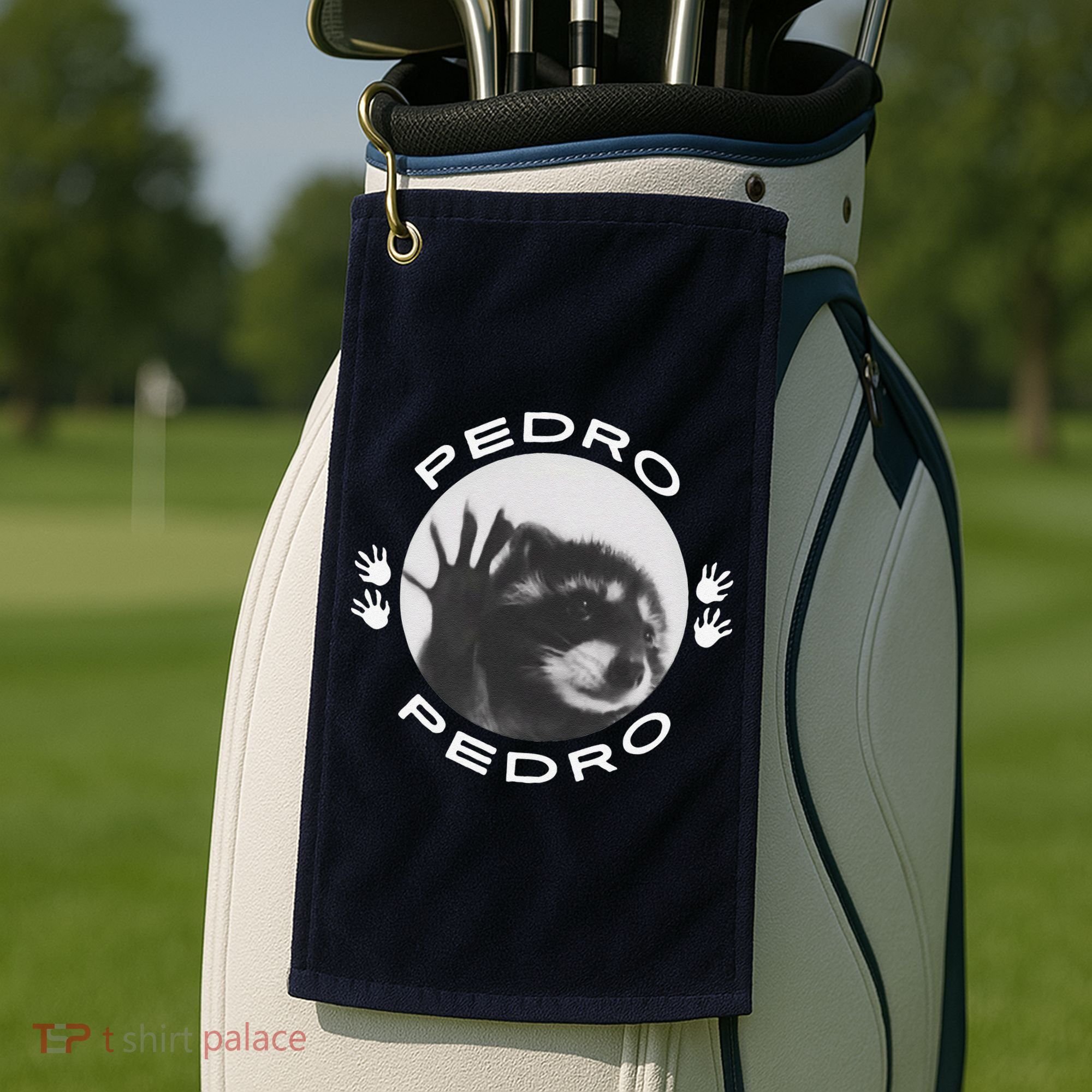 Pedro Raccoon Golf Towel