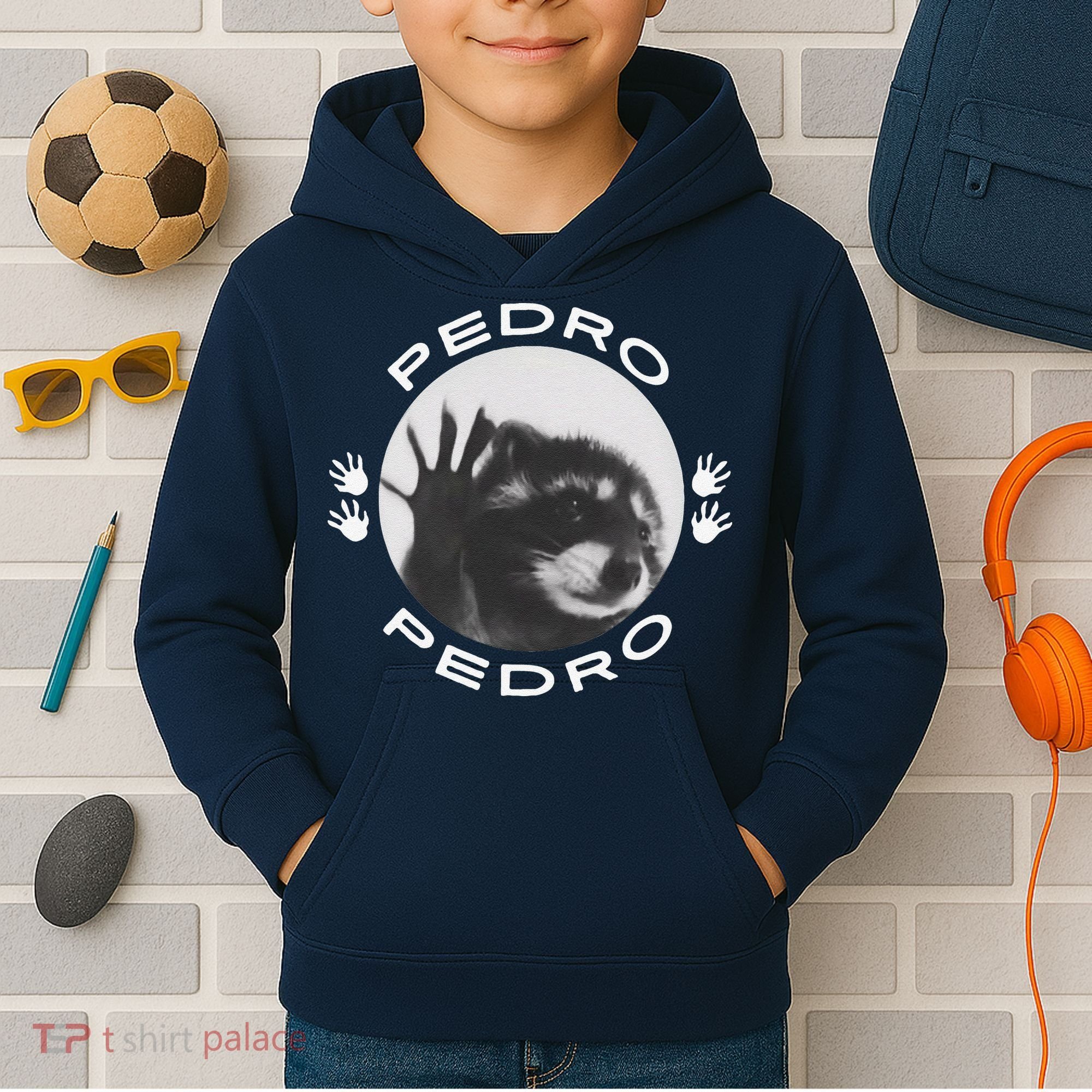 Pedro Raccoon Kids Hoodie