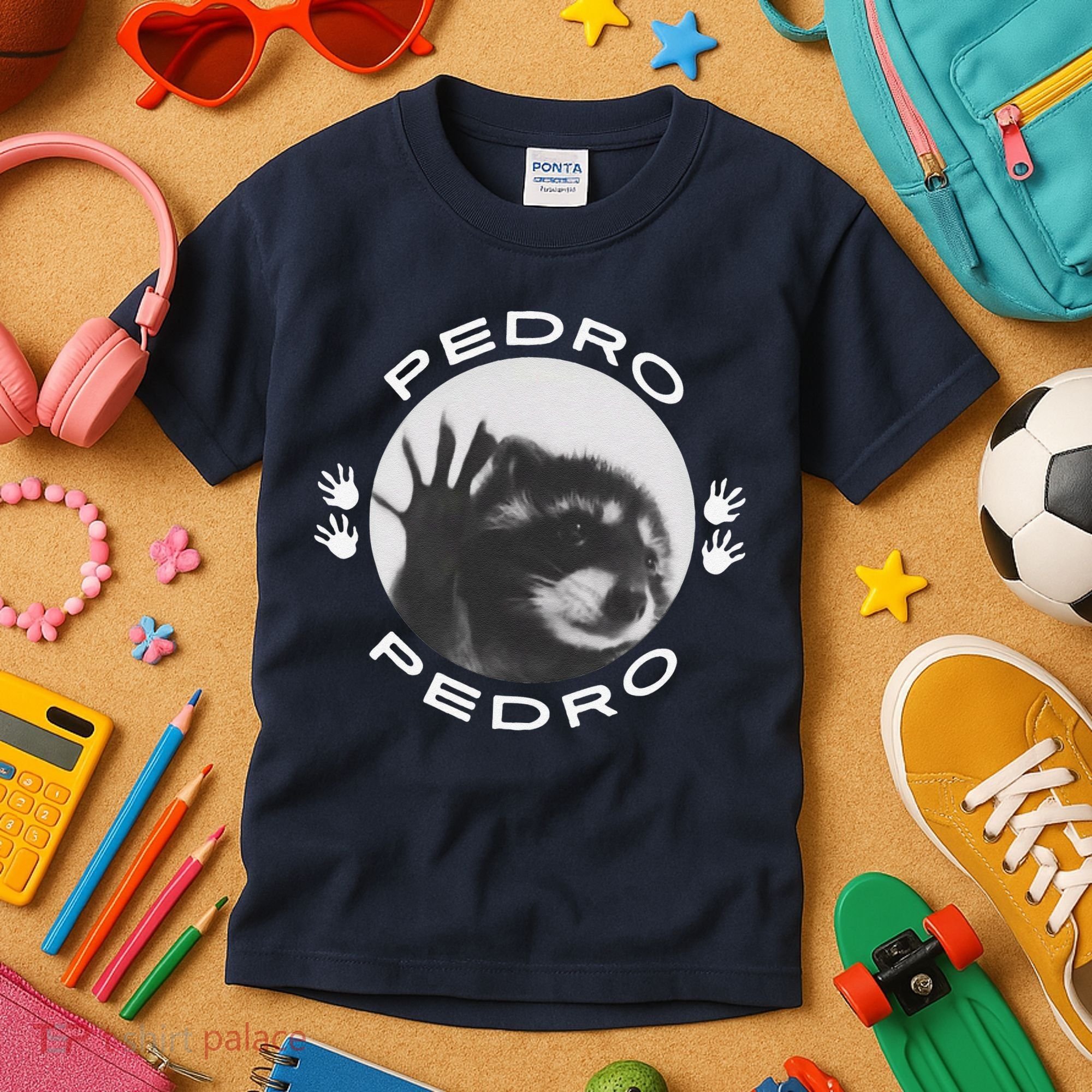 Pedro Raccoon Kids T-Shirt