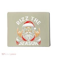 Punk Rock Retro Rizz The Season Funny Santa Clause Rizzler Mousepad thumb 0