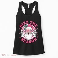 Punk Rock Retro Rizz The Season Funny Santa Clause Rizzler Women's Tank Top thumb 0