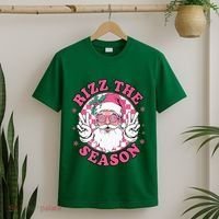 Punk Rock Retro Rizz The Season Funny Santa Clause Rizzler T-Shirt thumb 2