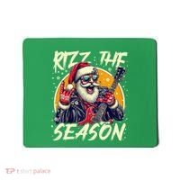 Punk Rock Retro Rizz The Season Funny Santa Clause Rizzler Mousepad thumb 0