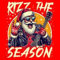 Punk Rock Retro Rizz The Season Funny Santa Clause Rizzler Santa Hat thumb 1