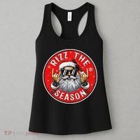 Punk Rock Retro Rizz The Season Funny Santa Clause Rizzler Women's Tank Top thumb 3