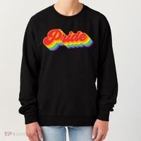 Pride Rainbow Retro LGBTQ Women's Sweatshirt thumb 0