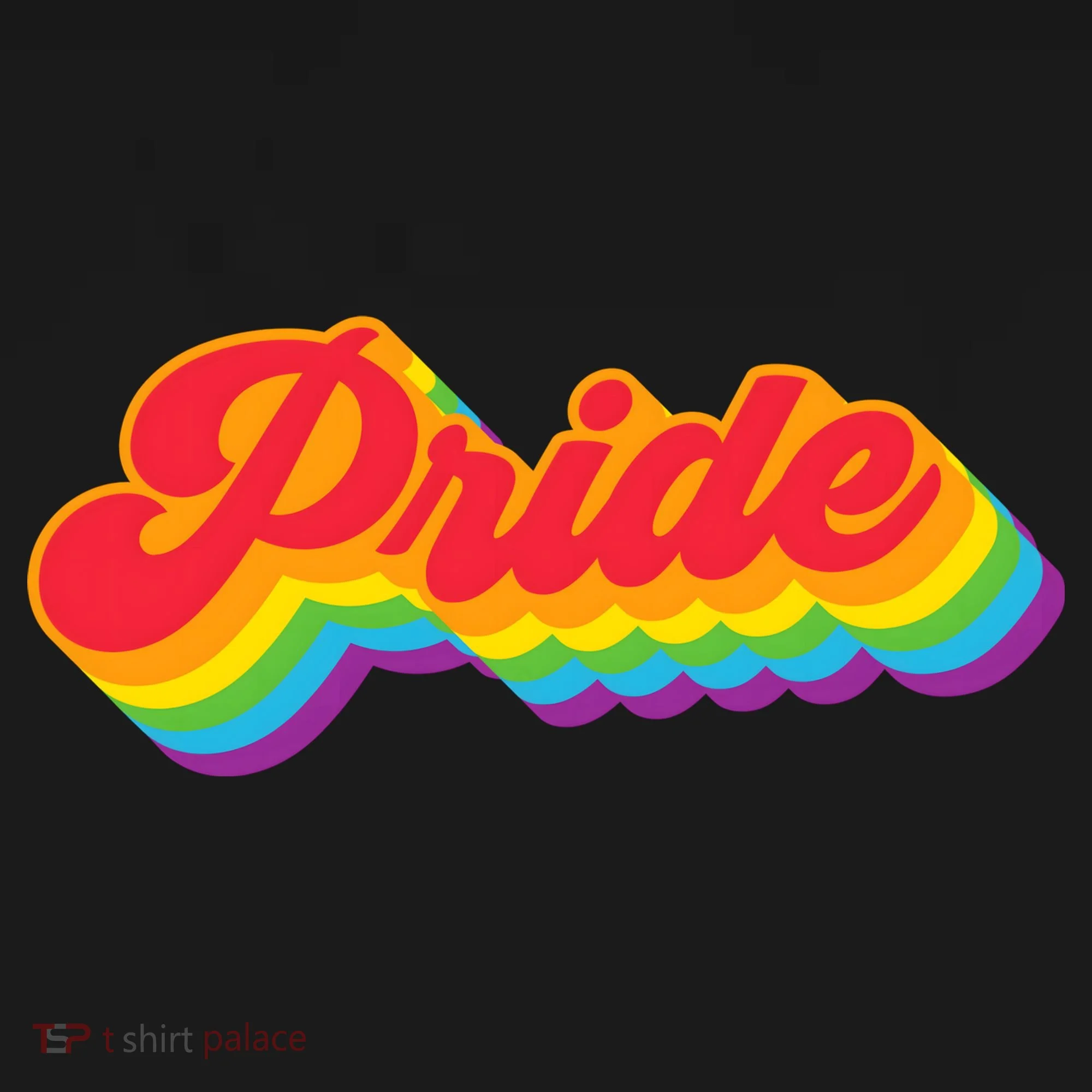 Pride Rainbow Retro LGBTQ Doggie Tank