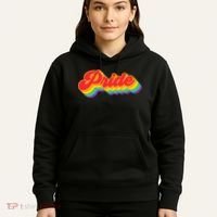 Pride Rainbow Retro LGBTQ Hoodie thumb 5