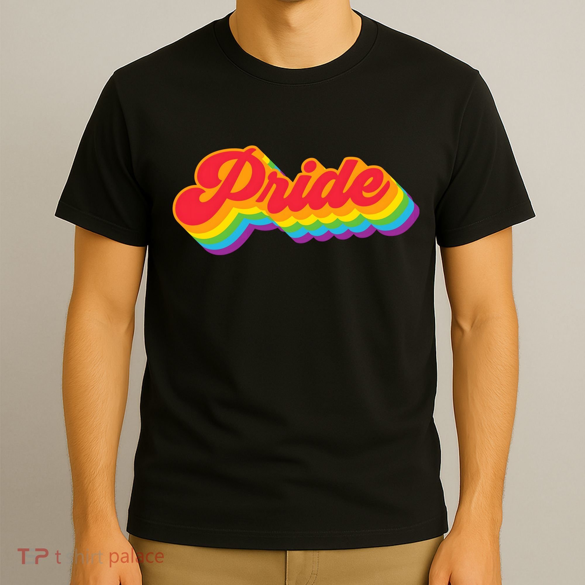 Pride Rainbow Retro LGBTQ T-Shirt