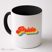Pride Rainbow Retro LGBTQ Coffee Mug thumb 0