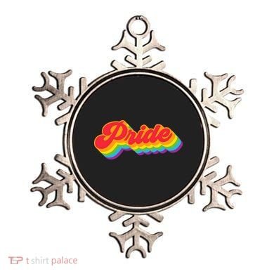Pride Rainbow Retro LGBTQ Ornament