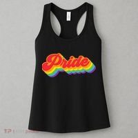 Pride Rainbow Retro LGBTQ Women's Tank Top thumb 3