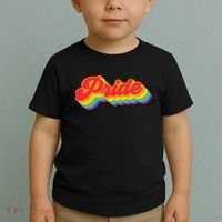 Pride Rainbow Retro LGBTQ Toddler T-Shirt thumb 2