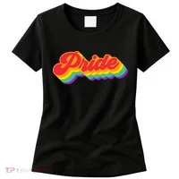 Pride Rainbow Retro LGBTQ Women's T-Shirt thumb 0