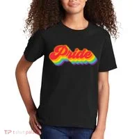 Pride Rainbow Retro LGBTQ Kids T-Shirt thumb 2