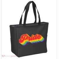 Pride Rainbow Retro LGBTQ Tote Bag thumb 2