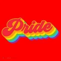 Pride Rainbow Retro LGBTQ Santa Hat thumb 1