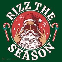 Punk Rock Rizz The Season Funny Santa Clause Women's T-Shirt thumb 6