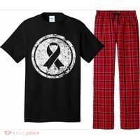 Purple Ribbon Support Survivors Domestic Violence Awareness Pajama Set thumb 0