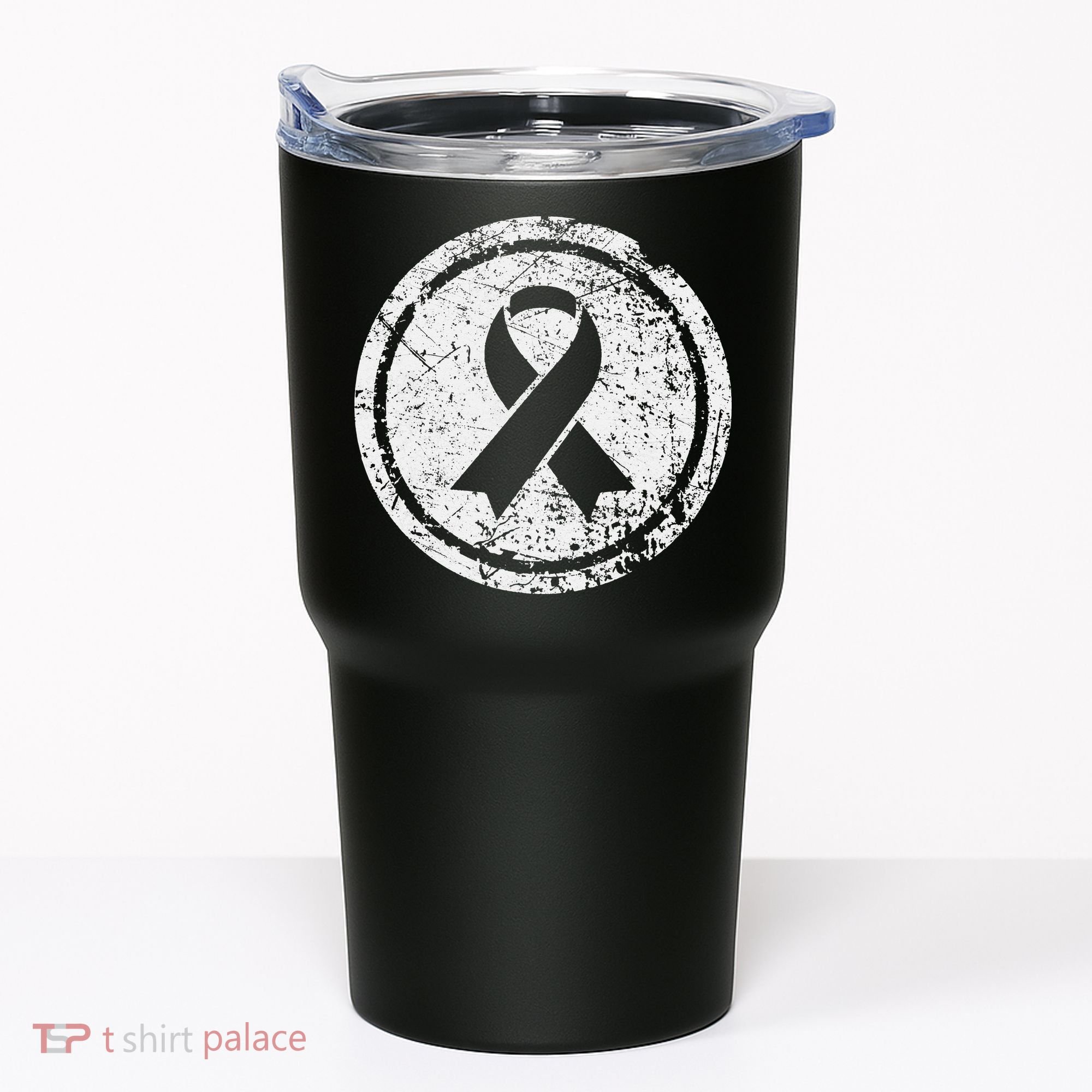Purple Ribbon Support Survivors Domestic Violence Awareness Tumbler