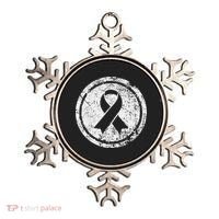 Purple Ribbon Support Survivors Domestic Violence Awareness Ornament thumb 0