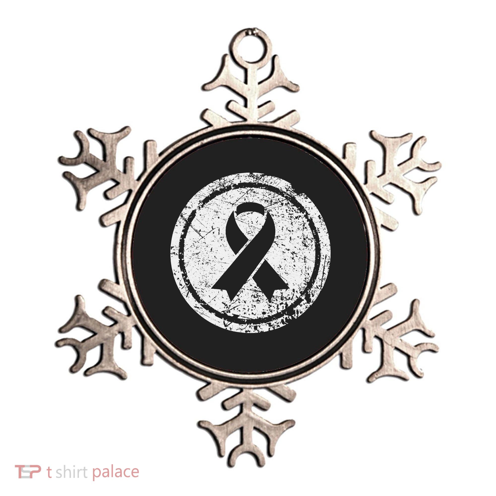 Purple Ribbon Support Survivors Domestic Violence Awareness Ornament