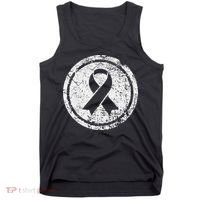 Purple Ribbon Support Survivors Domestic Violence Awareness Tank Top thumb 0