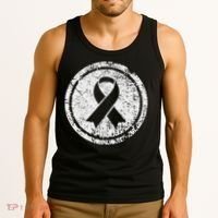 Purple Ribbon Support Survivors Domestic Violence Awareness Tank Top thumb 3