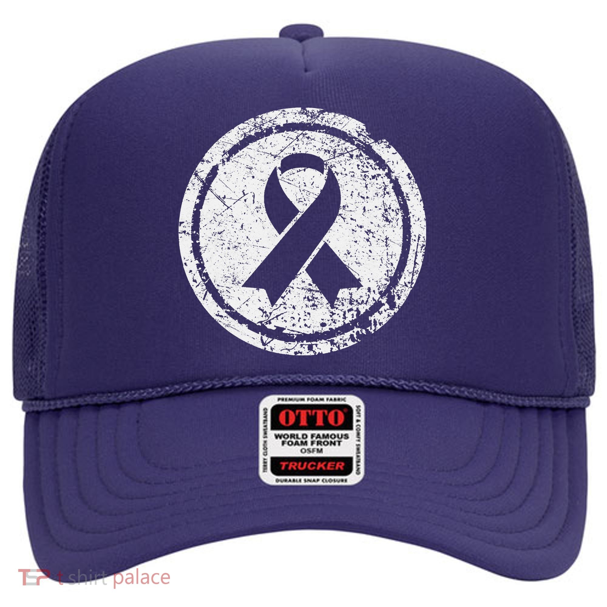 Purple Ribbon Support Survivors Domestic Violence Awareness Hat