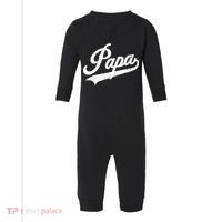 Papa Retro Style Father’s Day Gift For Funny Papa Grandpa Infant Fleece One Piece thumb 0