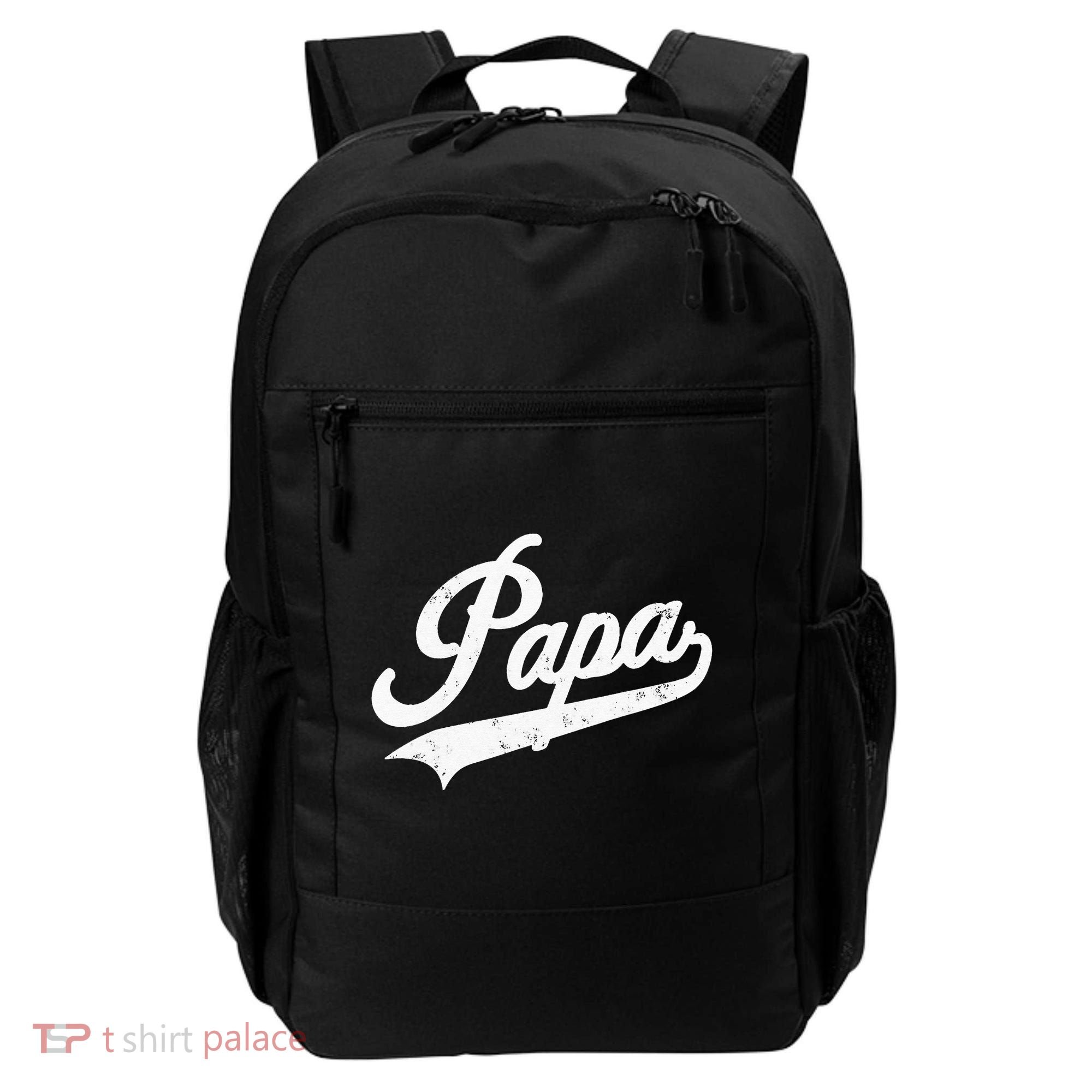 Papa Retro Style Father’s Day Gift For Funny Papa Grandpa Backpack