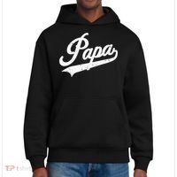Papa Retro Style Father’s Day Gift For Funny Papa Grandpa District V.I.T. Heavyweight Hoodie thumb 0
