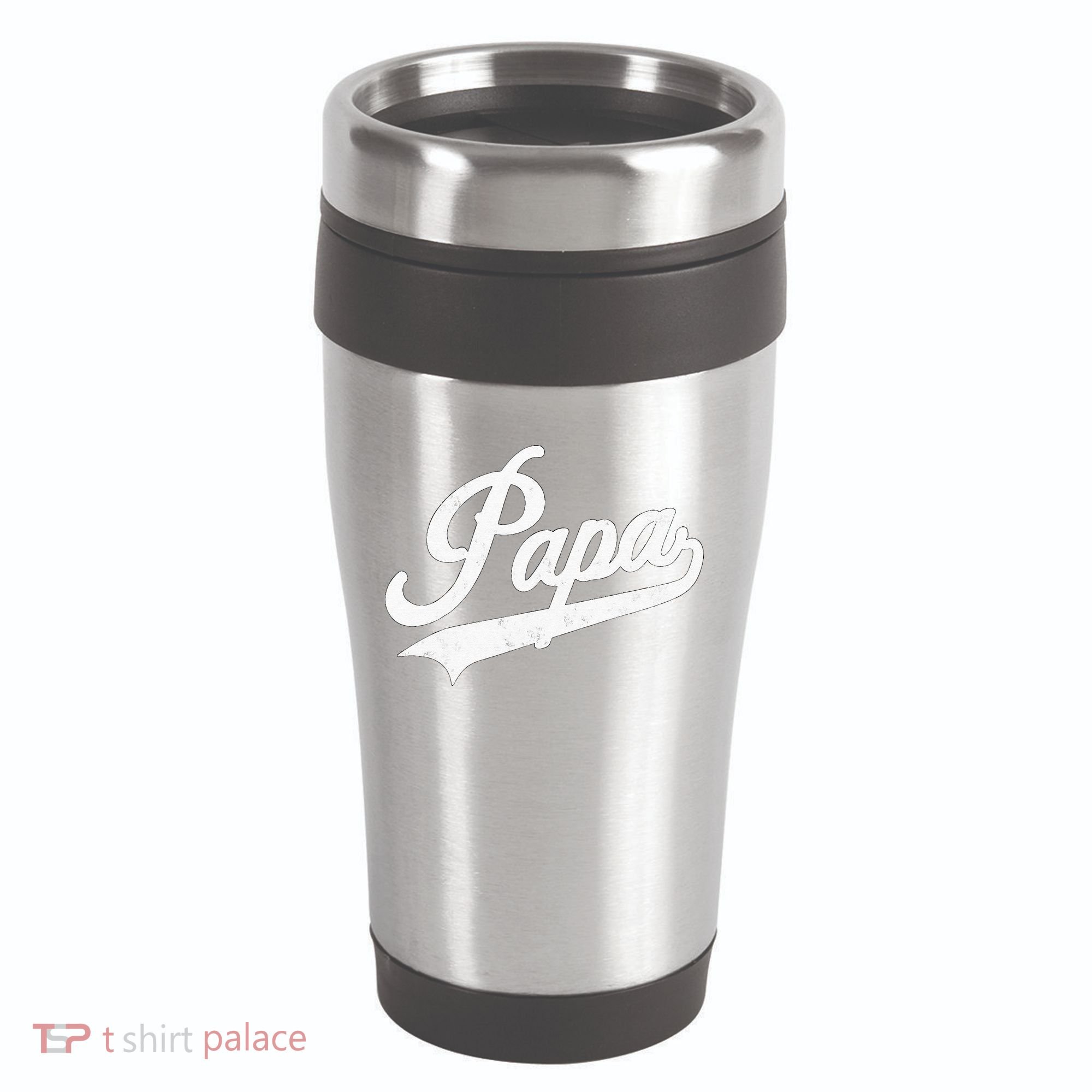 Papa Retro Style Father’s Day Gift For Funny Papa Grandpa 16oz Travel Tumbler