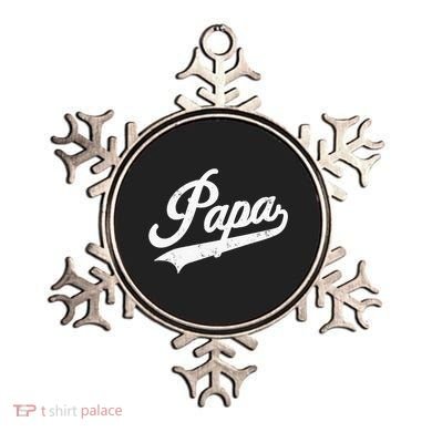 Papa Retro Style Father’s Day Gift For Funny Papa Grandpa Ornament