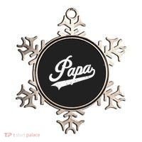 Papa Retro Style Father’s Day Gift For Funny Papa Grandpa Ornament thumb 0