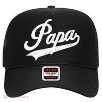 Papa Retro Style Father’s Day Gift For Funny Papa Grandpa Hat thumb 0