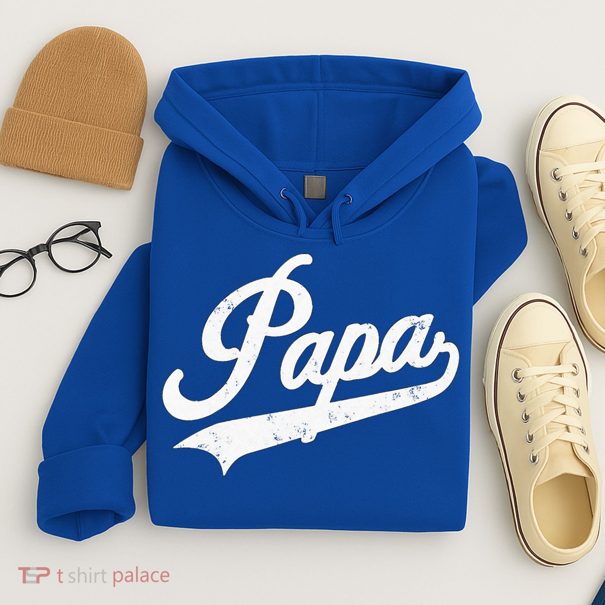 Papa Retro Style Father’s Day Gift For Funny Papa Grandpa Hoodie