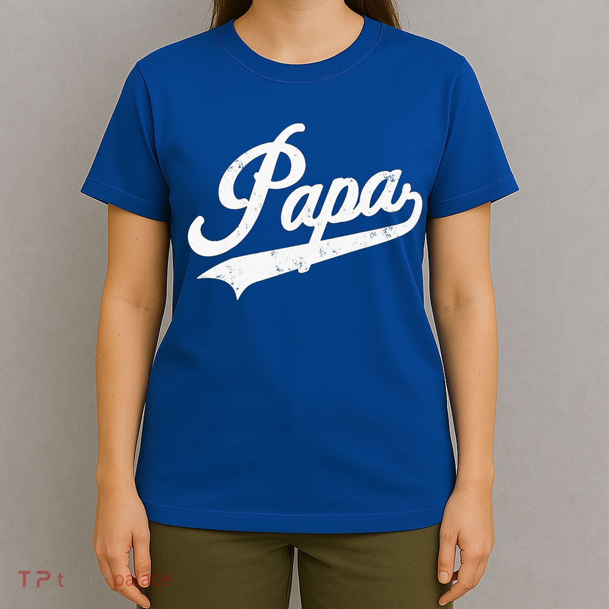 Papa Retro Style Father’s Day Gift For Funny Papa Grandpa T-Shirt