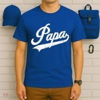 Papa Retro Style Father’s Day Gift For Funny Papa Grandpa T-Shirt thumb 6