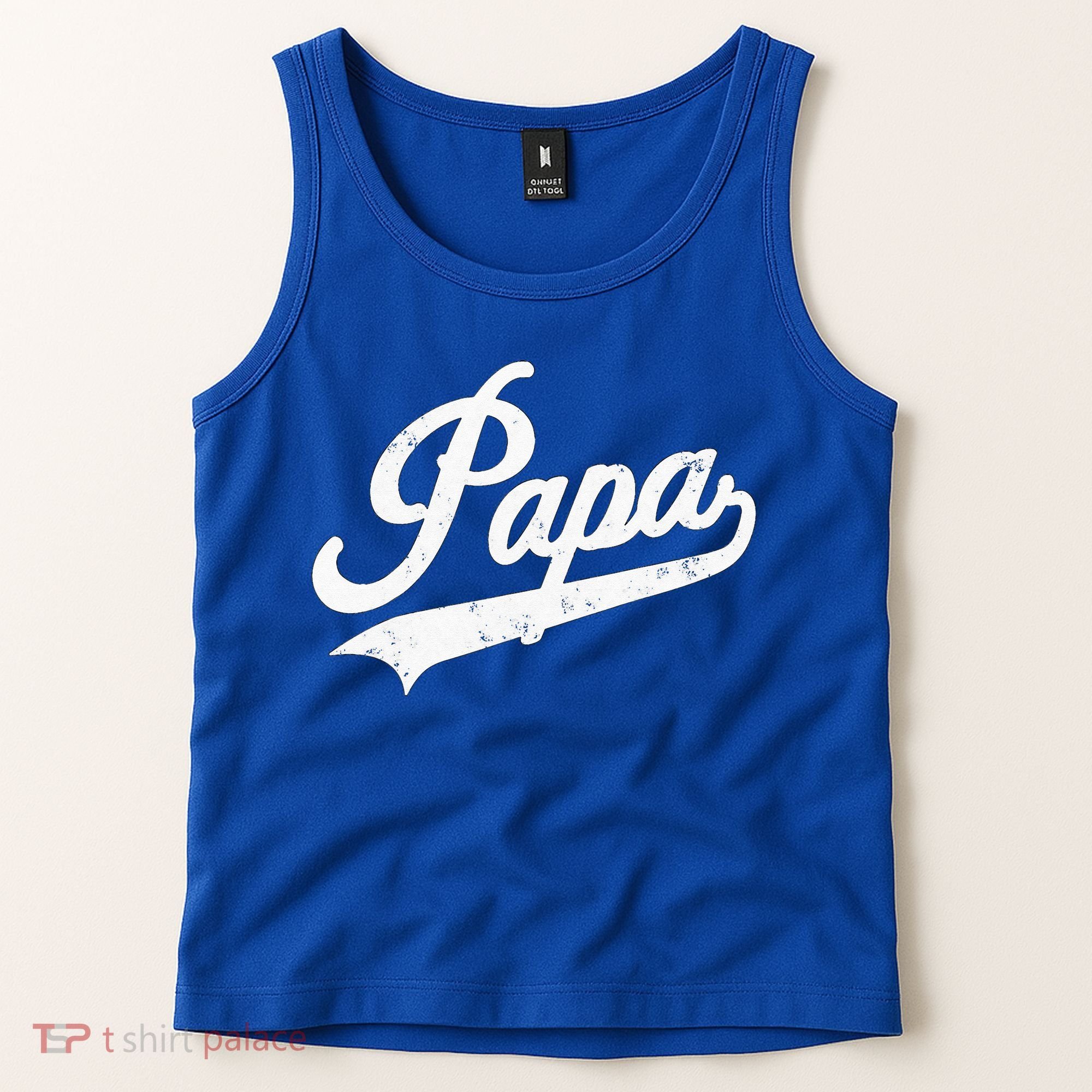 Papa Retro Style Father’s Day Gift For Funny Papa Grandpa Tank Top