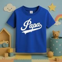 Papa Retro Style Father’s Day Gift For Funny Papa Grandpa Toddler T-Shirt thumb 3