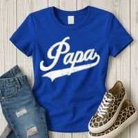Papa Retro Style Father’s Day Gift For Funny Papa Grandpa Women's T-Shirt thumb 3